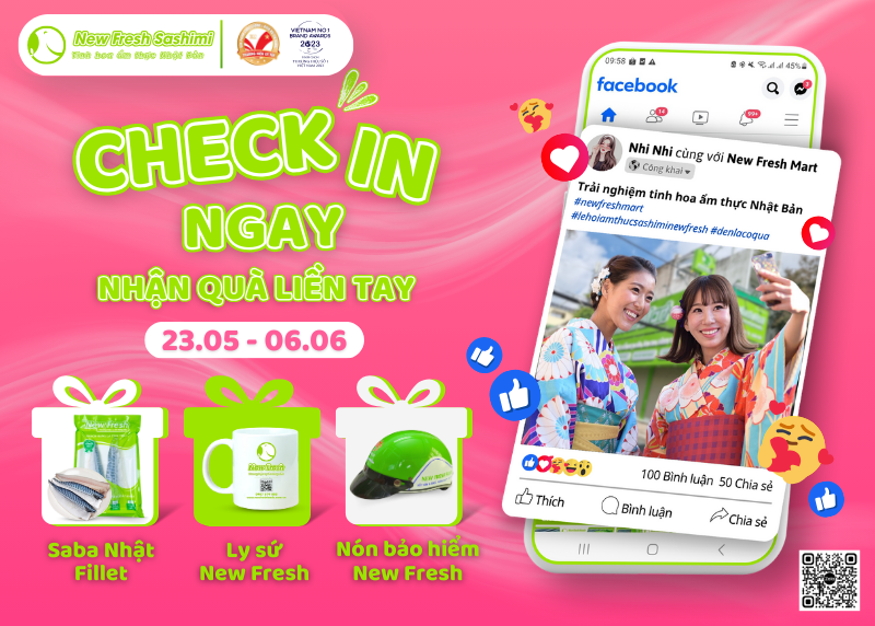 Check in ngay - nhận quà liền tay Check in ngay - nhận quà liền tay