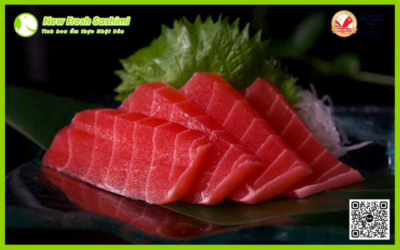 Sashimi cá ngừ tại New Fresh 
