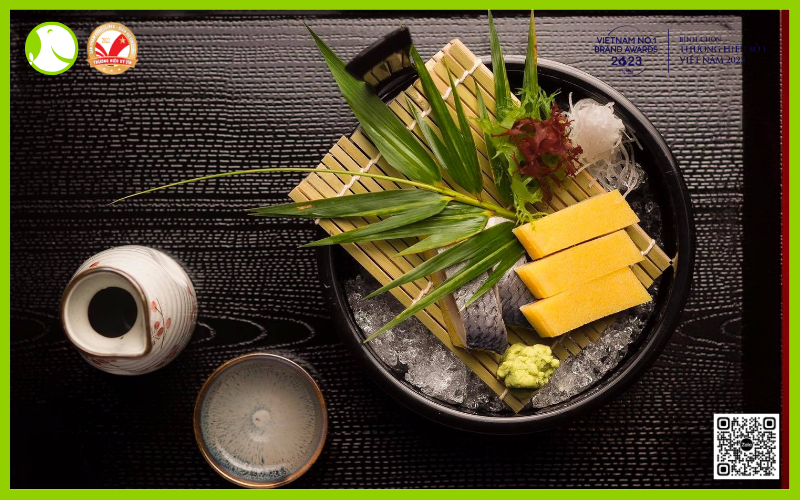 sashimi cá trích ép trứng sashimi cá trích ép trứng