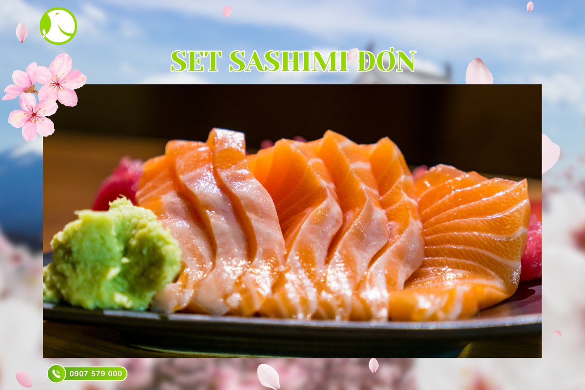 Set sashimi đơn