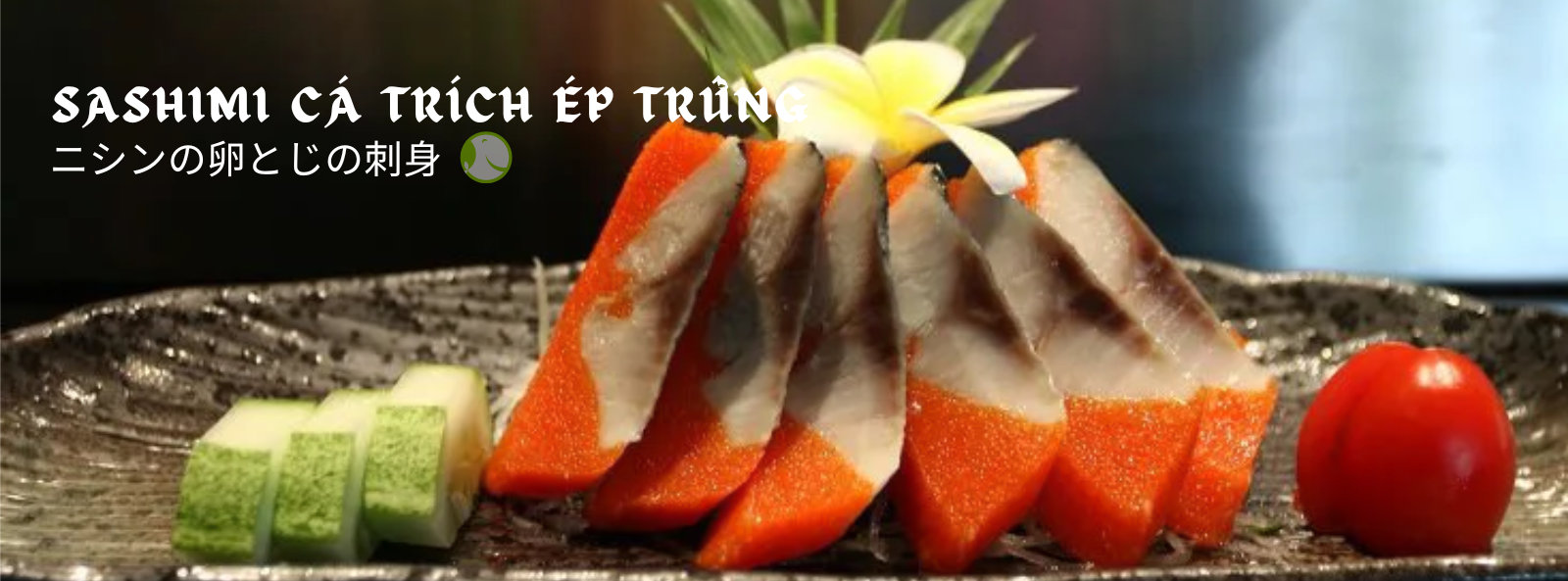Sashimi Cá Trích Ép Trứng