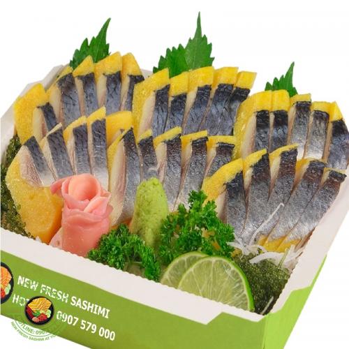 Sashimi Cá Trích Ép Trứng 04